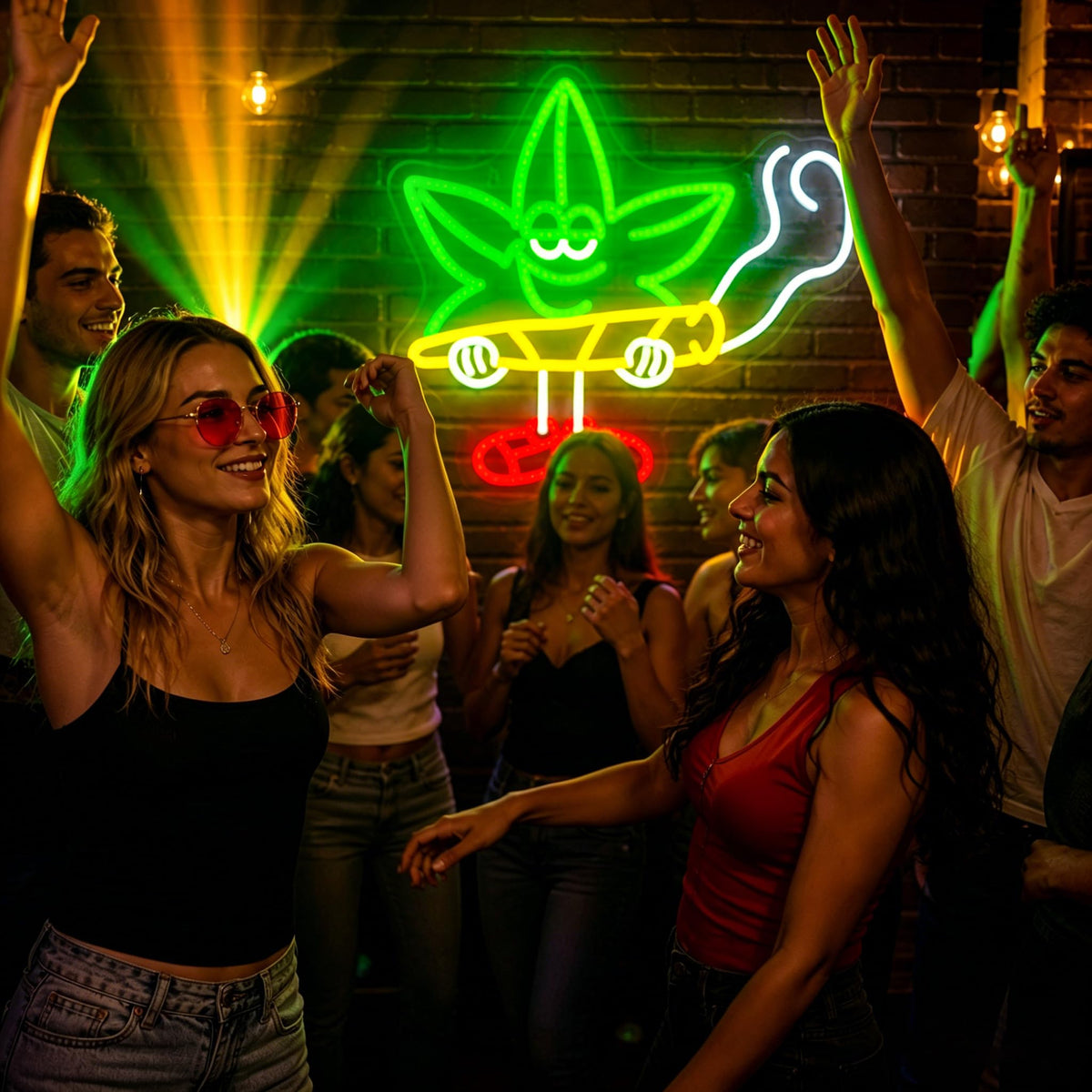 Ebdobgbs led neon sign bar decoration creates a magnetic club vibe.