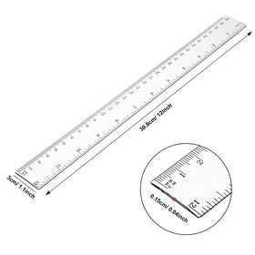 EBOOT clear ruler backpack-desk-storage keeps math tools organized and handy.