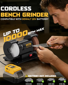 Ecarke grinder connected to AC adapter with global voltage support
