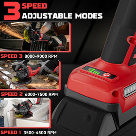 58-11 inch arbor compatibility with a wide range of discs for Ecarke grinder.
