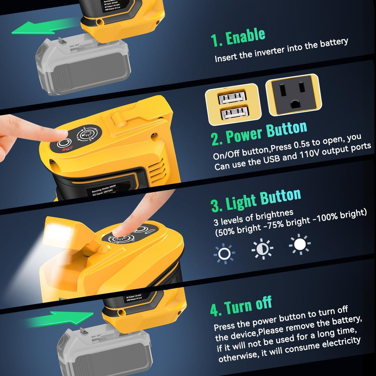 Ecarke compact outdoor power solution for camping and emergencies