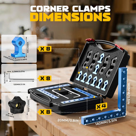 Ecarke dual-scale angles speed up cabinet and drawer build measurements.