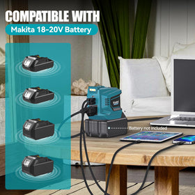Ecarke compact inverter demonstrated for emergency outdoor use without battery