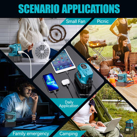 Ecarke portable power station ideal for camping and outdoor activities