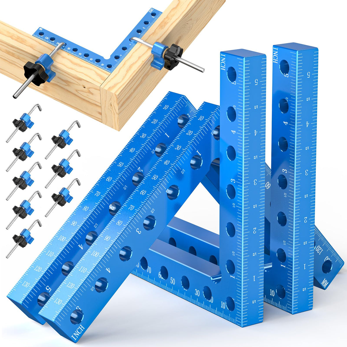 Ecarke precision 90deg corner clamp for accurate box and frame assemblies.