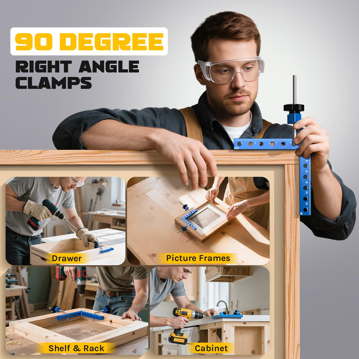 Ecarke included storage case keeps tools organized on site.