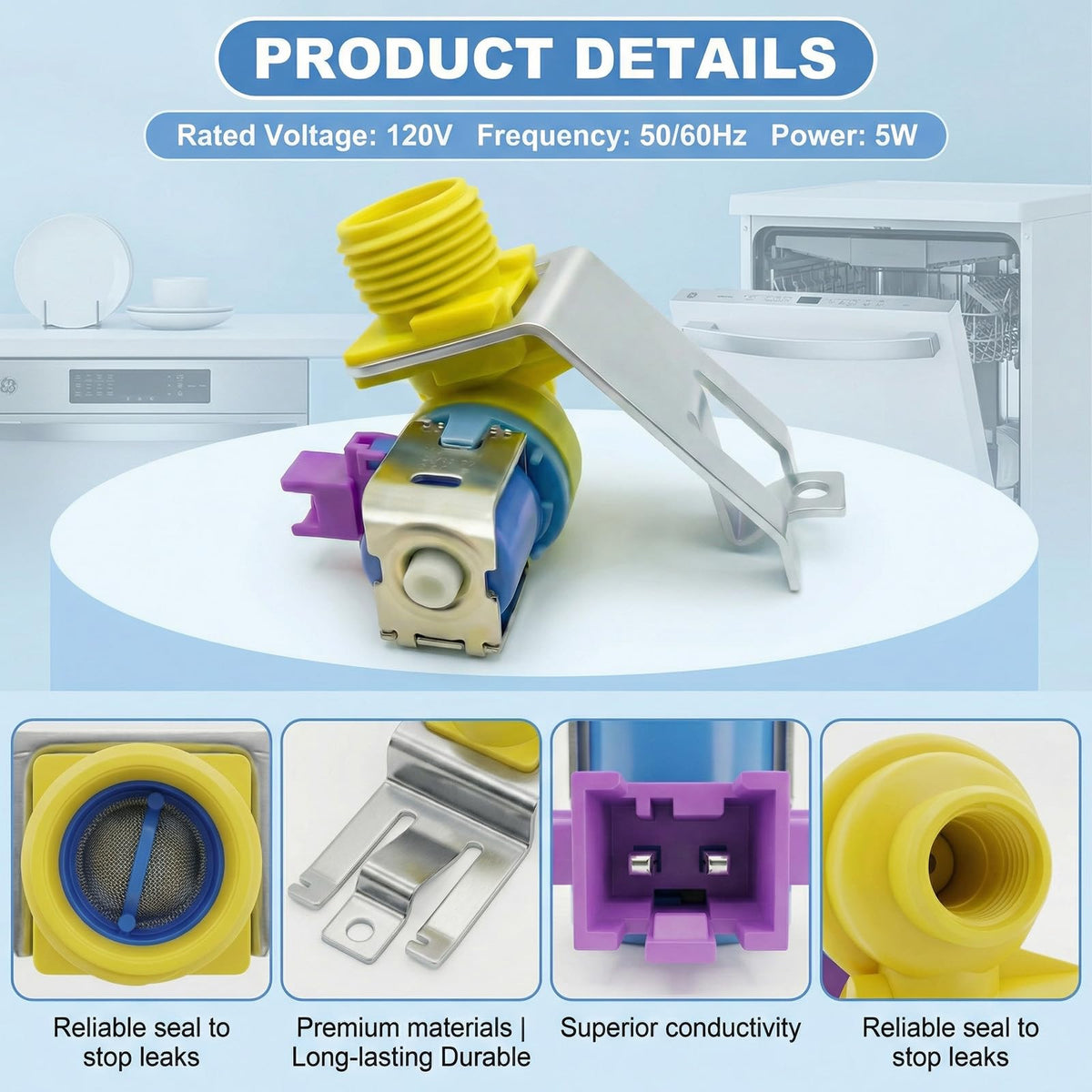 ECHASL WD15X27703 replacement valve shown with compatible piping and fittings