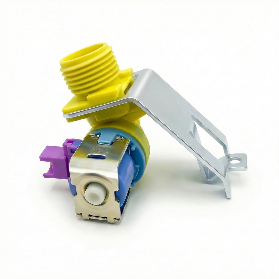 ECHASL WD15X27703 valve assembly closeup emphasizes durable internal components for steady water flow