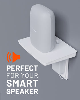ECHOGEAR Wide Outlet Shelf quick-install design makes setup simple with a few tools.