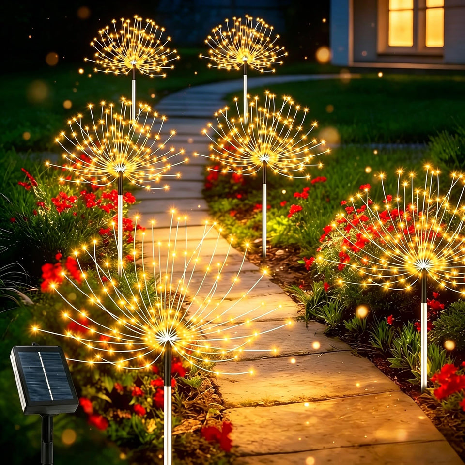 echosari solar garden lights round design for dazzling pathway illumination