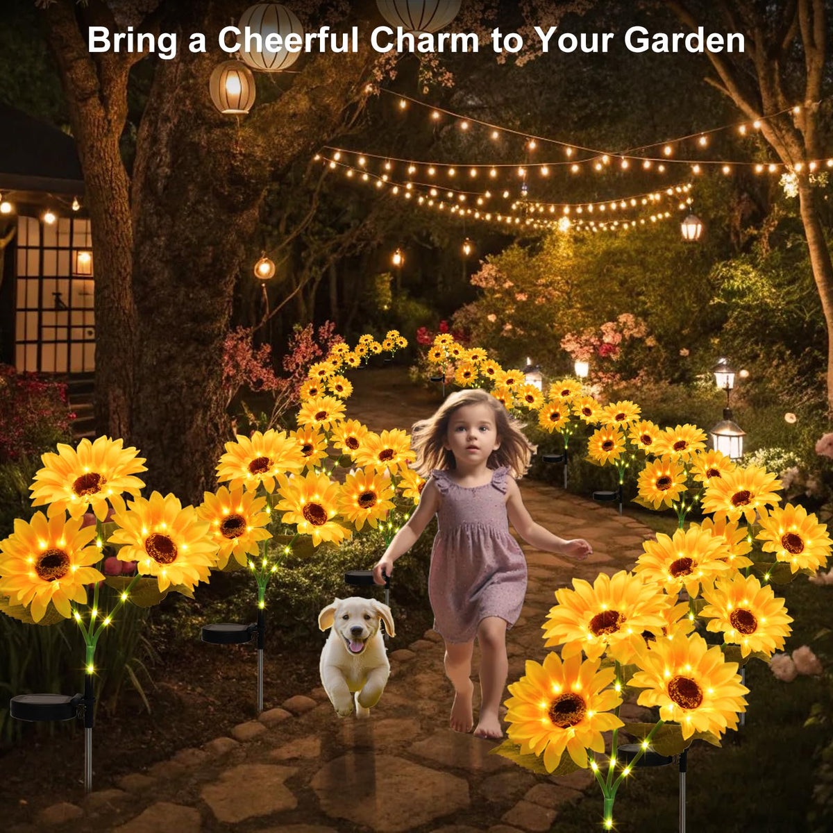 echosari sunflower petal detail highlights realistic petals for a charming daytime look.