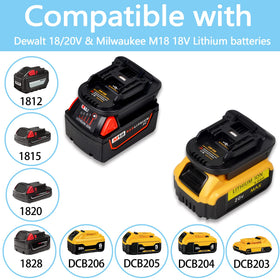 Echoyee DM18M in-use with Makita tools demonstrates versatile power compatibility.