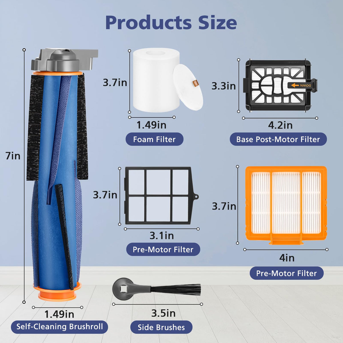 Ecleanfy dust bin filter keeps the dust container cleaner