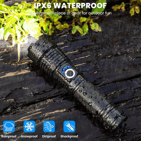 IPX7 rugged aluminum build with waterproof and drop-resistant design
