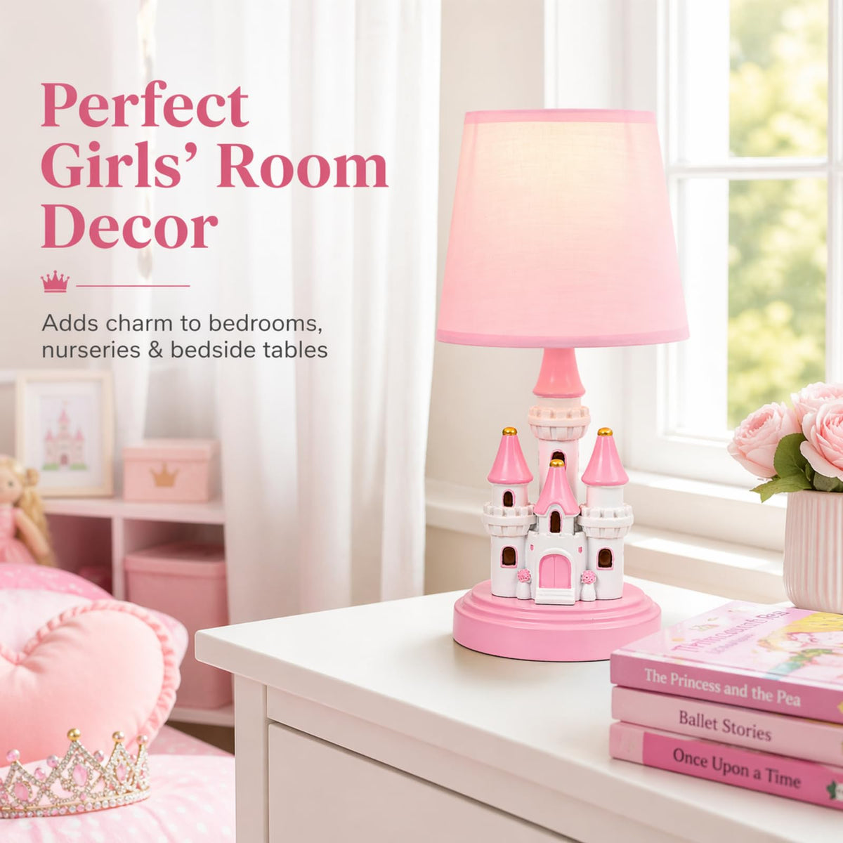 Ecliptix Kids Table Lamp sturdy base providing safe stability for daily use