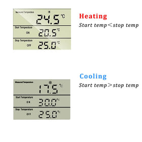 ecoartheating plug-in thermostat countdown timer with flexible on/off scheduling