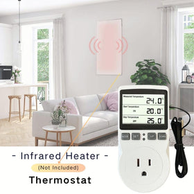 ecoartheating plug-in thermostat suitable for greenhouses incubators vivariums