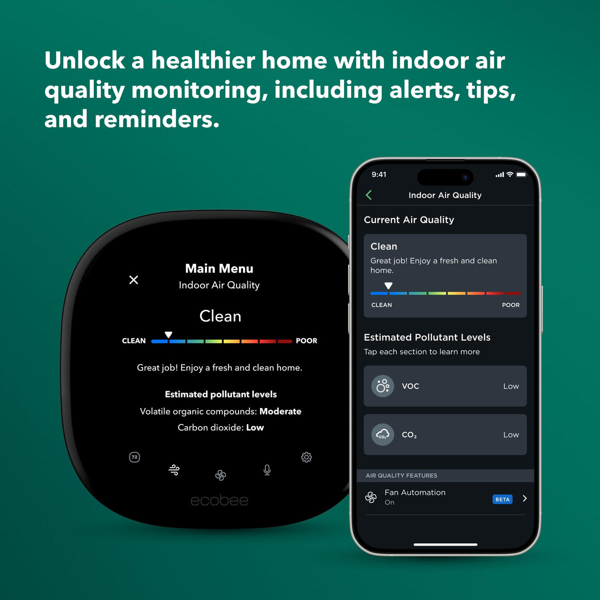 ecobee compatibility graphic shows broad 95% system compatibility.