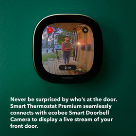 ecobee Smart Doorbell Live View enables real-time door monitoring.