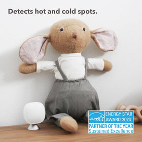 ecobee Smart Sensor 2 Pack enhances bedroom comfort with consistent night temperatures.