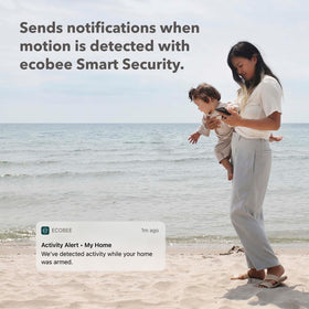 ecobee Smart Sensor 2 Pack helps save energy by avoiding heating or cooling empty rooms.