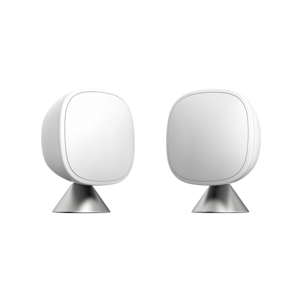 ecobee Smart Sensor 2 Pack detects occupancy up to 60 feet for adaptive thermostat control.