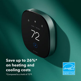 ecobee Smart Sensor helps balance room temperatures for consistent comfort.