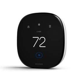 ecobee Smart Thermostat Enhanced front view for quick control and energy planning