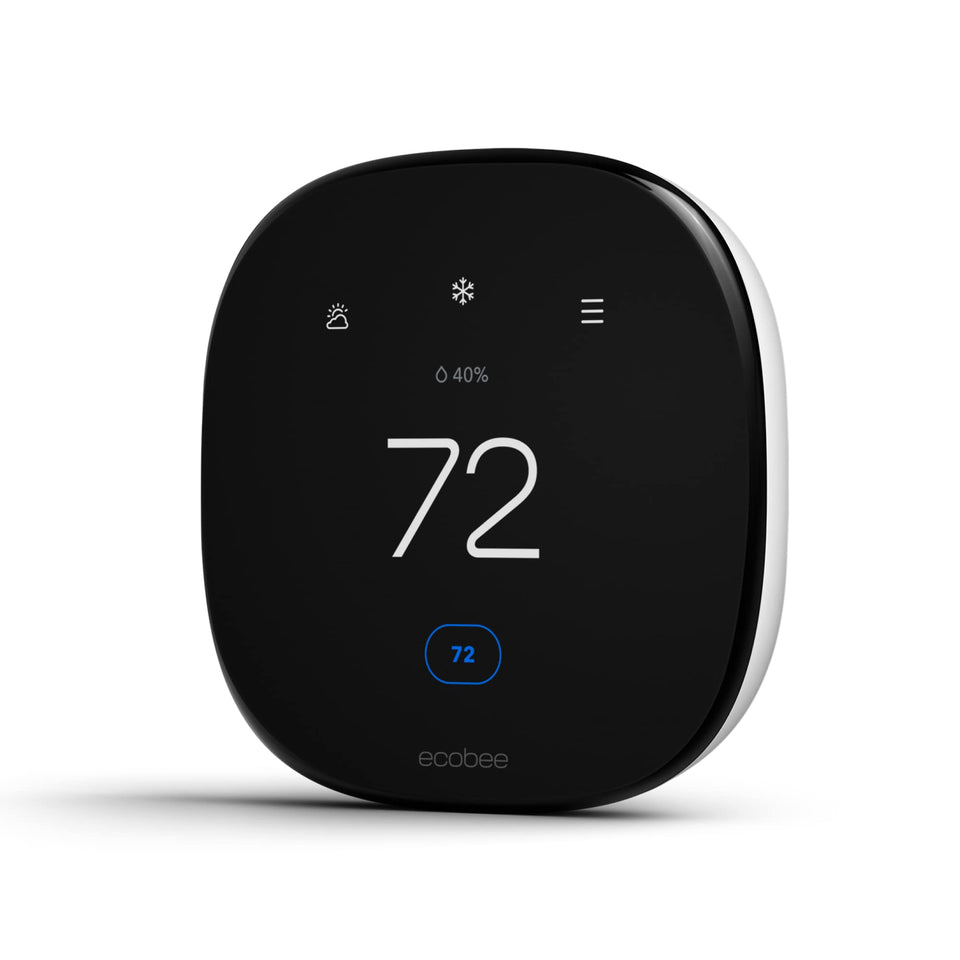 ecobee Smart Thermostat Enhanced front view for quick control and energy planning