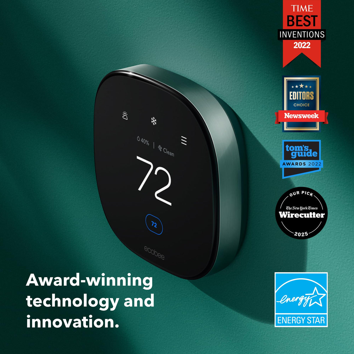 ecobee window/door open alert helps pause HVAC when needed.