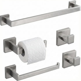 ECOClasp 16-inch towel bar in brushed nickel for organized drying space