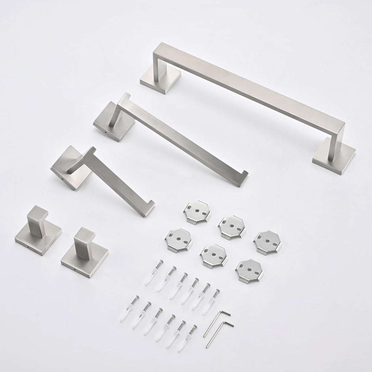 ECOClasp brushed nickel hardware collection complements existing fixtures