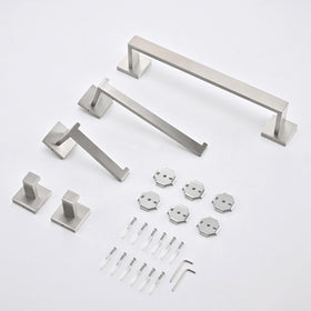 ECOClasp brushed nickel hardware collection complements existing fixtures