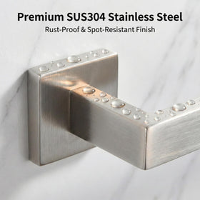 ECOClasp SUS304 stainless steel core resists humidity in daily bathroom use