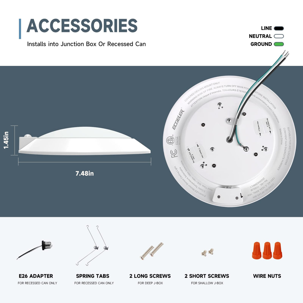 Closet use highlights hands-free lighting in compact spaces