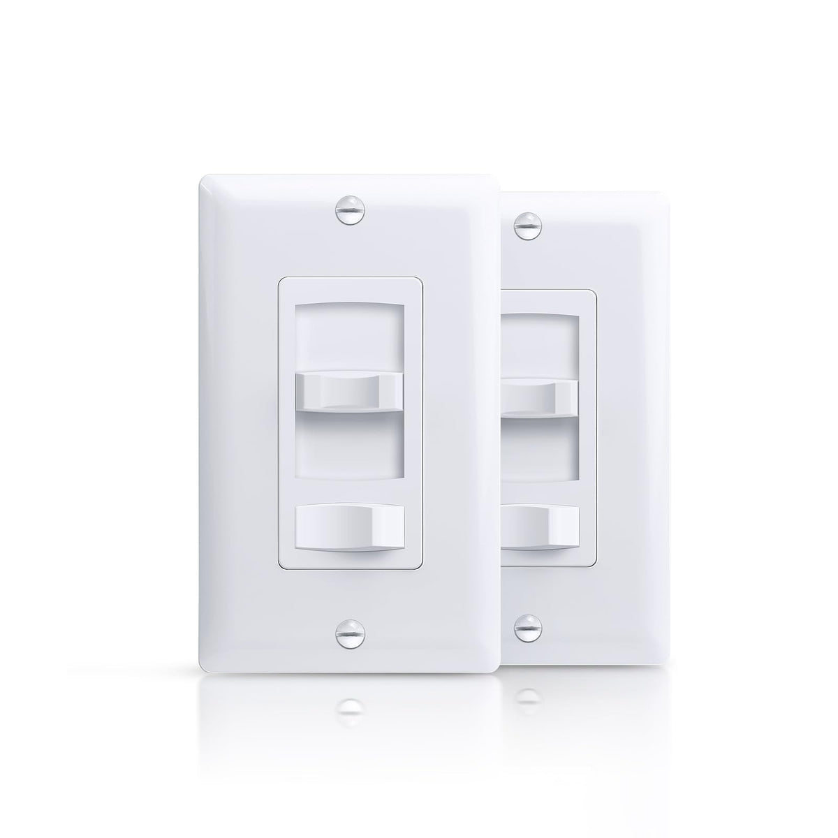 Ecoeler dimmer switch front view showing clean design and easy controls.
