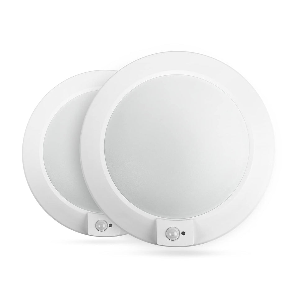 Ecoeler PIR motion sensor ceiling light with wide coverage for hallways and garages