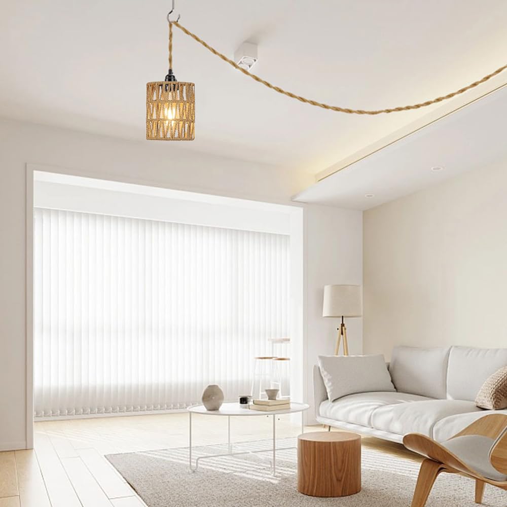 EcoGehen farmhouse decor accent with eco-friendly bamboo and wicker materials.