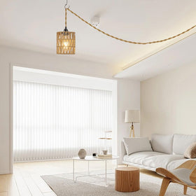 EcoGehen farmhouse decor accent with eco-friendly bamboo and wicker materials.