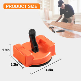 ECOGREDA floor gap fixer suction cup close-up on laminate floor