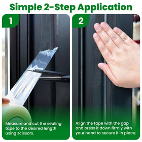 ECOHomes window sealing on casement or sliding frame for year-round comfort