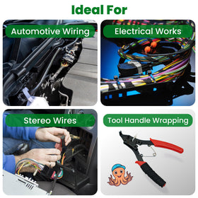 ECOHomes noise-dampening tape helps quiet under-hood rattles for a calmer cabin.