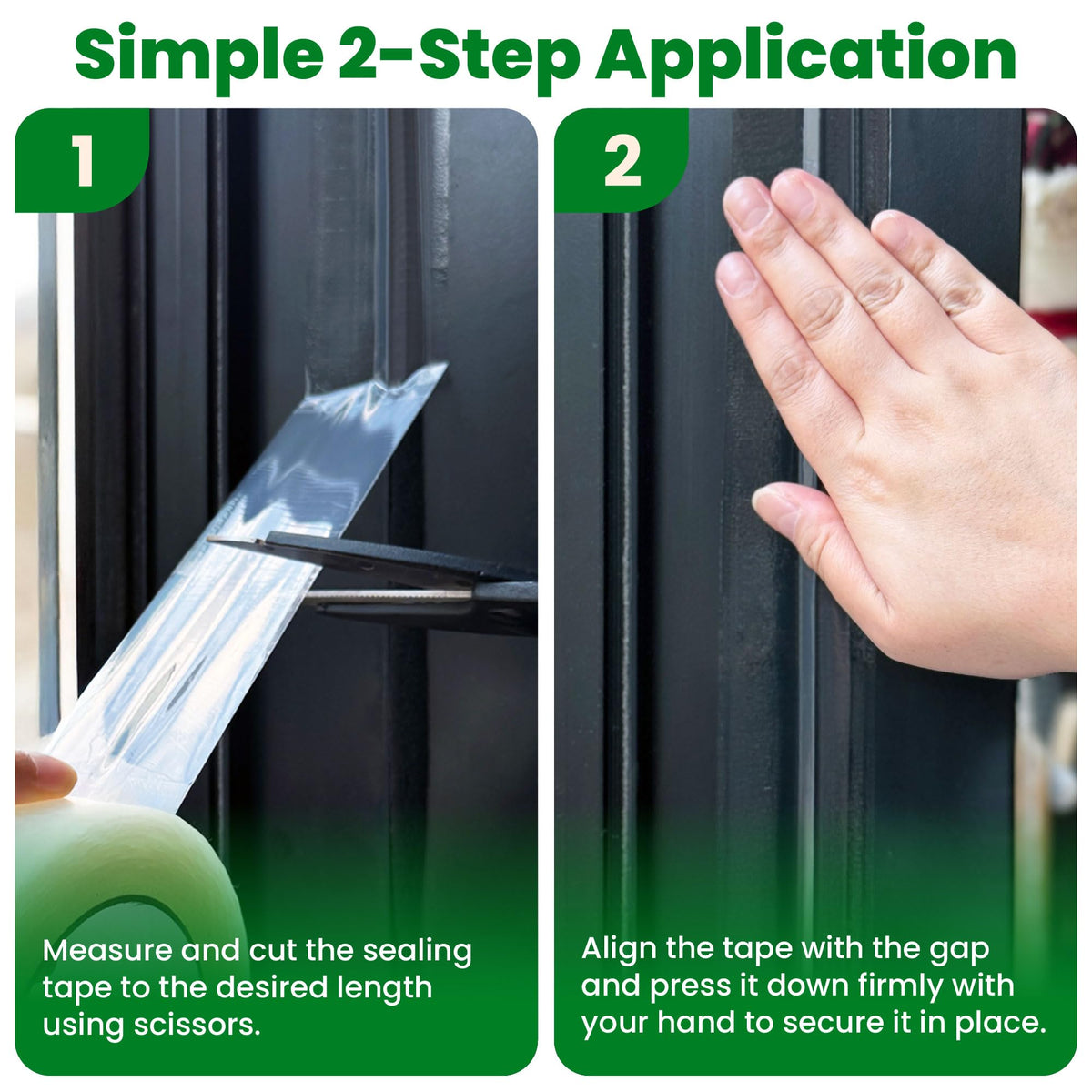 ECOHomes tape removal leaves no residue on wood or vinyl surfaces.