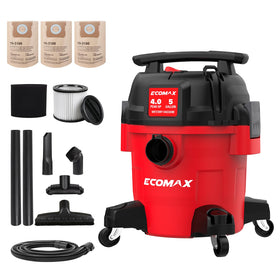 ECOMAX Multi-attachment kit enables use on wet and dry messes