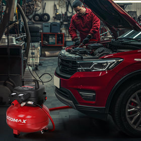 ECOMAX use case spray gun and carving tasks, versatile tool