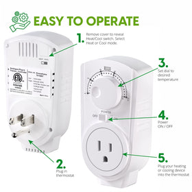 EconoHome energy-savings display demonstrates steady climate management.