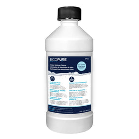 EcoPure EPCL bottle pour demonstrates easy access for routine softener maintenance.