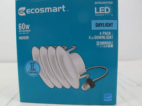 EcoSmart 4in daylight downlight in damp location context for versatile bathroom or laundry use