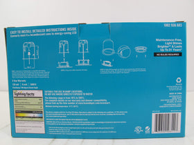 EcoSmart 4in daylight downlight shatter-resistant construction for durability