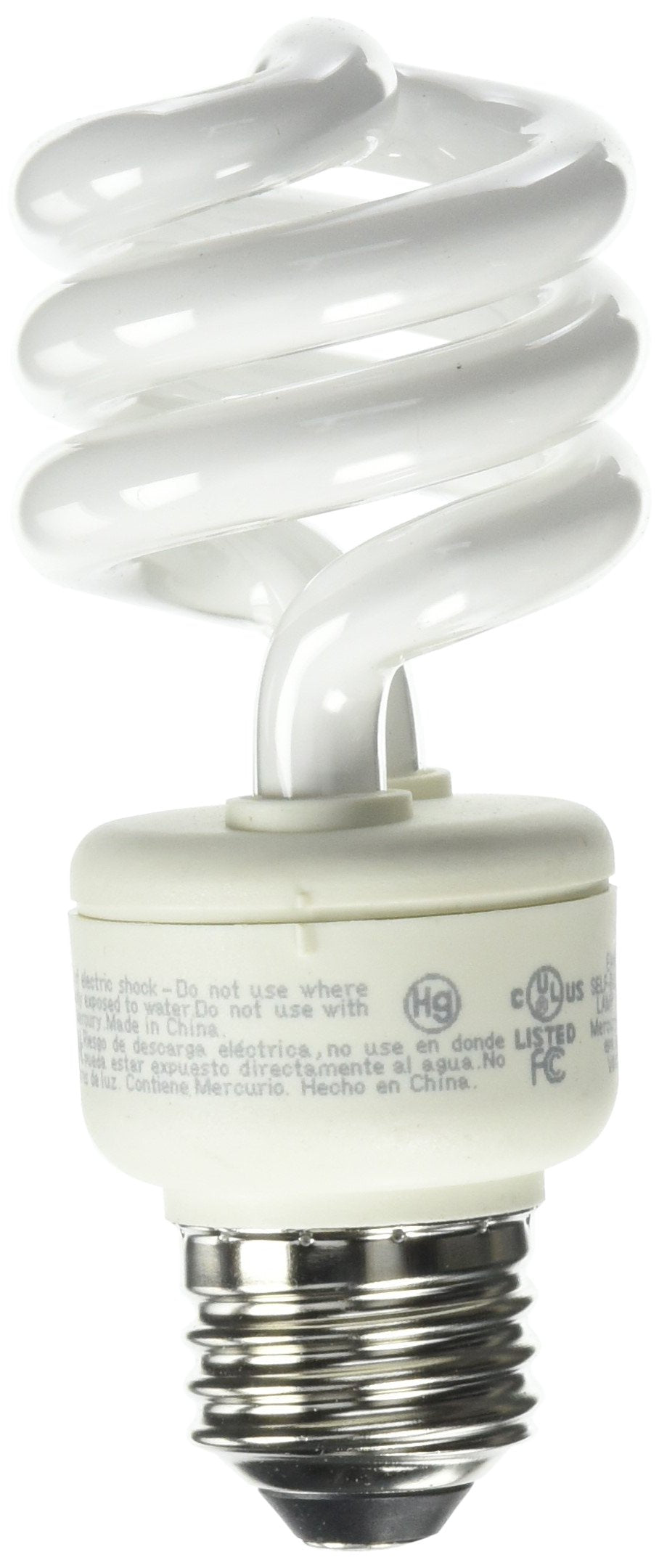 EcoSmart 60W equivalent soft white spiral CFL bulb, 4-pack, energy-efficient lighting for home